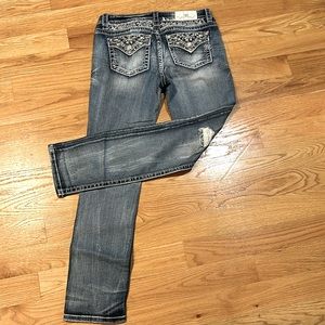 Miss Me Low Rise Straight Jeans